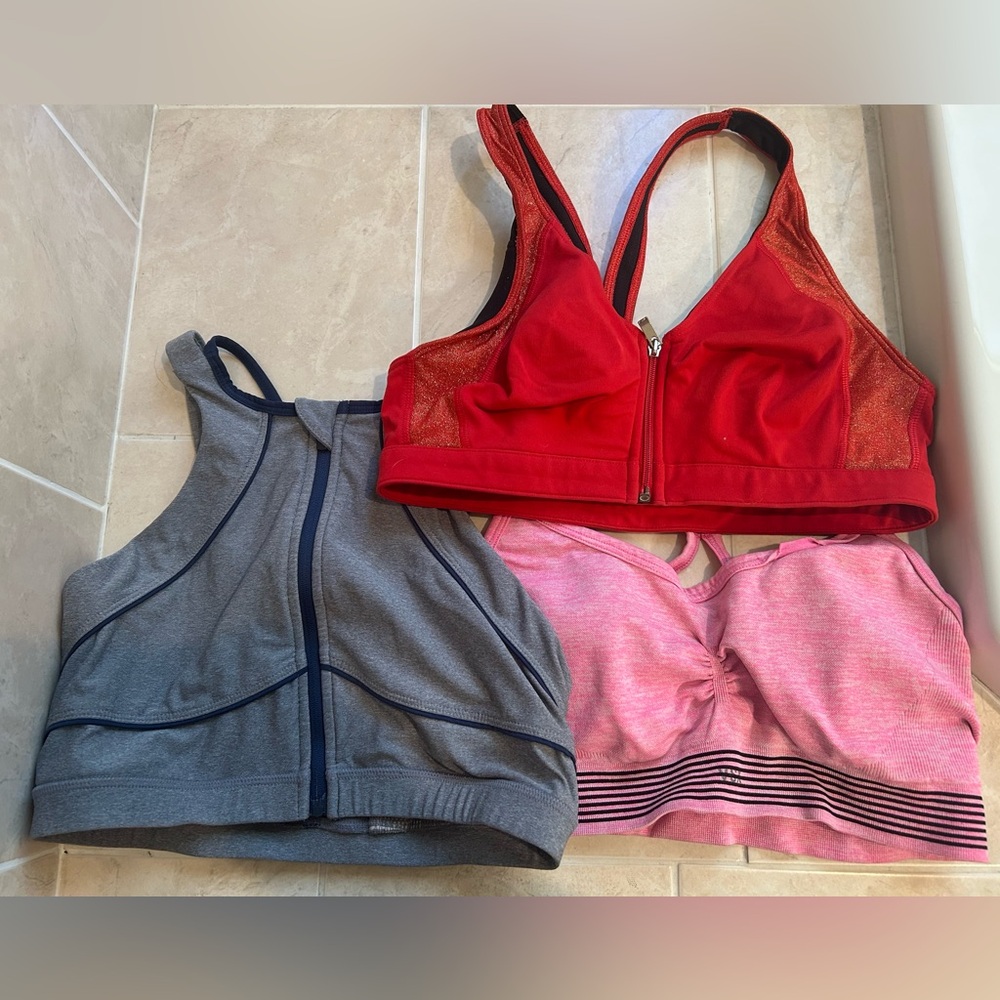 Bundle of‎ 3 Sports Bras size M